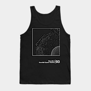 Slowdive - Souvlaki Space Station / Minimal Graphic Design Tribute Tank Top